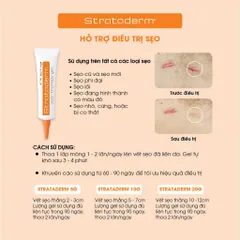Gel Xóa Sẹo Strataderm 10g - Điều Trị Sẹo Lồi, Sẹo Rỗ, Sẹo Thâm Nhập Khẩu Thụy Sĩ - Giải Pháp Tốt Nhất Cho Làn Da Bạn