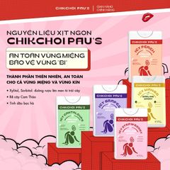 Xịt thơm CHIKCHOI PAU'S Hương Dâu Lạnh cho Nữ 20ml - Nước Hoa Tự Nhiên, Ngọt Ngào, Dễ Chịu