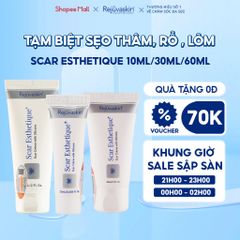 Kem Mờ Sẹo Thâm, Rỗ, Lõm Rejuvaskin - Scar Esthetique 10ml, 30ml, 60ml - Phục Hồi Da Hiệu Quả, Chống Oxy Hóa, Mỹ phẩm Cao Cấp