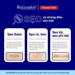 Kem Mờ Sẹo Thâm, Rỗ, Lõm Rejuvaskin - Scar Esthetique 10ml, 30ml, 60ml - Phục Hồi Da Hiệu Quả, Chống Oxy Hóa, Mỹ phẩm Cao Cấp
