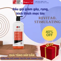 Dầu Gội Kích Thích Mọc Tóc REVITA 925ml - Giảm Gãy Rụng, Tăng Độ Dày Tóc, An Toàn Cho Mọi Loại Tóc