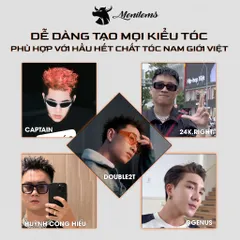 Sáp Vuốt Tóc Menitems Combo - Giữ Nếp Tự Nhiên 10H, Hương Nước Hoa, Dưỡng Tóc Khỏe Mạnh, Phong Cách Nam Ép Kiểu