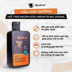 Dầu Gội Ngăn Gàu Menitems - Dưỡng Tóc, Giảm Ngứa, Giúp Mọc Tóc, Tinh Dầu Bưởi, Hương Nước Hoa Nam Tính, Chăm Sóc Tóc Nam