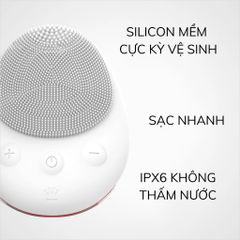 Máy rửa mặt thông minh STIMUBRUSH - Cleansing Facial Massage for Smooth Skin, Tẩy Tế Bào Chết và Giảm Mụn, Hàng Mỹ