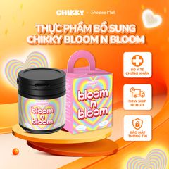 Thực Phẩm Sức Khỏe Dành Cho Nữ BLOOM N BLOOM CHIKKY - Hỗ Trợ Cân Bằng Nội Tiết Tố, Tăng Cường Sức Khỏe và Tiết Dịch Tự Nhiên