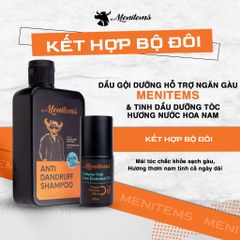 Dầu Gội Dưỡng Tóc Menitems - Ngăn Ngừa Gàu, Giảm Ngứa, Kích Thích Mọc Tóc & Hương Nước Hoa Nam Tính 300ml