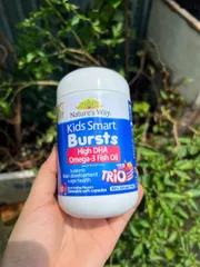 Viên Uống Hỗ Trợ Phát Triển Não Bộ & Tăng Cường Khả Năng Học Tập Nature’s Way Kids Smart Bursts DHA Omega-3 (60 Viên)