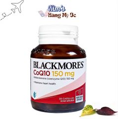 Blackmores CoQ10 150mg - Viên uống hỗ trợ sức khỏe tim mạch, tăng cường mạch máu, 30 viên nhập khẩu chính ngạch từ Úc