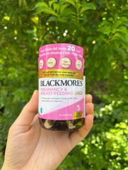Viên uống Blackmores Pregnancy & Breast-Feeding Gold - Hỗ trợ thai kỳ khỏe mạnh và phát triển trí não (60 viên)