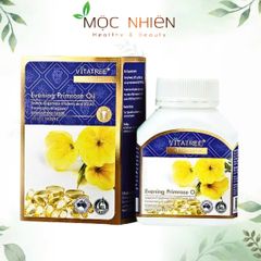 Tinh Dầu Hoa Anh Thảo Vitatree 100 Viên - Hỗ Trợ Cân Bằng Nội Tiết, Giảm Triệu Chứng Tiền Kinh Nguyệt, Cải Thiện Da Khỏe Mạnh