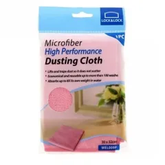 Khăn Lau Đa Năng Microfiber Lock&Lock 30x32cm Màu Hồng - Khăn Vệ Sinh Đa Năng Giặt Được, Hấp Dẫn và Tiện Lợi