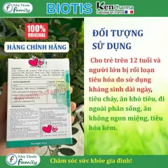 Viên uống men vi sinh BIOTIS - Bổ sung lợi khuẩn Probiotic, hỗ trợ tiêu hóa và sức khỏe đường ruột, 30 viên, Nhập khẩu châu Âu
