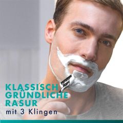 Dao cạo Gillette Mach3 - Lưỡi thay thế 6 cái, cạo râu mượt mà, dải bôi trơn, chất lượng Đức, phù hợp mọi tay cầm Gillette.