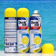 Xịt vệ sinh bồn cầu Denkmit hương chanh, 500ml