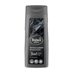 Sữa Tắm Nam Balea Men 3in1 Active Carbon - Làm Sạch Da, Tóc và Body với Than Hoạt Tính - Hương Thơm Nam Tính, 300ml