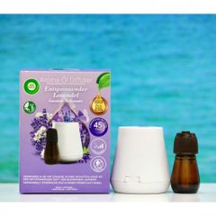 Máy khuếch tán tinh dầu Air Wick hương Oải Hương Lavendel - Giải pháp thư giãn cho không gian sống tươi mát, an toàn cho sức khỏe.