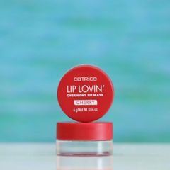 Mặt Nạ Môi Catrice Lip Lovin’ Overnight Cherry - Dưỡng ẩm, Phục hồi, Đôi môi căng mọng tự nhiên, Sản phẩm làm đẹp ban đêm