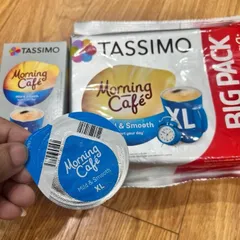 Viên Nén Cà Phê Tassimo Morning Café Mild & Smooth XL - Hương Vị Dịu Nhẹ, Dùng Cho Máy Pha TASSIMO, 21 Viên Tiện Lợi