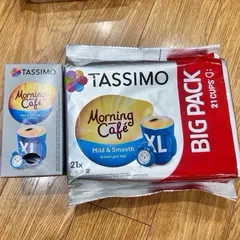 Viên Nén Cà Phê Tassimo Morning Café Mild & Smooth XL - Hương Vị Dịu Nhẹ, Dùng Cho Máy Pha TASSIMO, 21 Viên Tiện Lợi