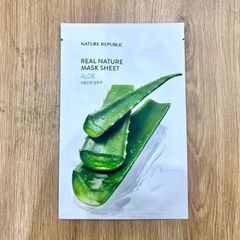 Mặt Nạ Dưỡng Da Nature Republic Real Nature Mask Sheet Hàn Quốc - Hương Lô Hội, Cà Chua, Cam, Hoa Hồng - Cấp Ẩm và Thư Giãn Da