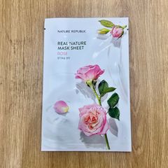 Mặt Nạ Dưỡng Da Nature Republic Real Nature Mask Sheet Hàn Quốc - Hương Lô Hội, Cà Chua, Cam, Hoa Hồng - Cấp Ẩm và Thư Giãn Da