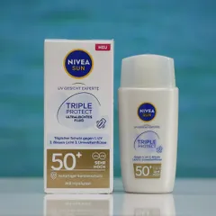 Kem chống nắng Dưỡng Da Nivea Triple Protect - LSF50, 40ml