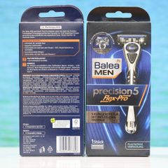 Dao Cạo Râu Balea Men Precision 5 Flex-Pro - 5 Lưỡi Cạo Sắc Bén, Linh Hoạt và Bảo Vệ Da, Phù Hợp Với Mọi Loại Da