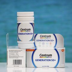 Vitamin tổng hợp cho người trên 50 tuổi Centrum Generation 50+ Hộp 100 viên [Hàng Đức]