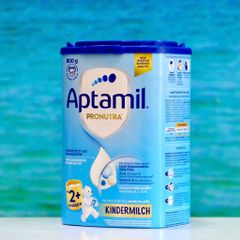 Sữa bột Aptamil Kindermilch Pronutra số 2+ 600g – Dinh dưỡng cho trẻ từ 2 tuổi, hỗ trợ phát triển toàn diện và khả năng tiêu hóa tốt.