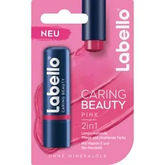 Son dưỡng môi Labello Lippenpflege Caring Beauty Pink, 4,8 g