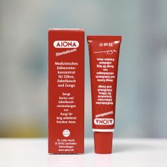Kem đánh răng Ajona của Đức tuýp 25ml loại bỏ cao răng và viêm lợi 366209