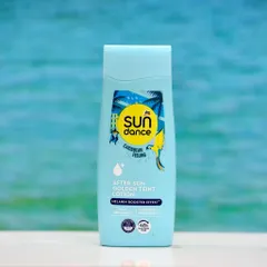 Kem dưỡng ẩm Sundace màu xanh 200ml - Làm dịu và phục hồi da cháy nắng, với lô hội và panthenol, dịu nhẹ cho làn da.