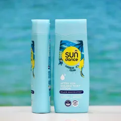 Kem dưỡng ẩm Sundace màu xanh 200ml - Làm dịu và phục hồi da cháy nắng, với lô hội và panthenol, dịu nhẹ cho làn da.