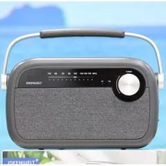 Radio Bluetooth Ideenwelt – Nghe đài FM và phát nhạc MP3, tiện dụng cho đi dã ngoại và tại nhà, Hàng Đức chất lượng cao