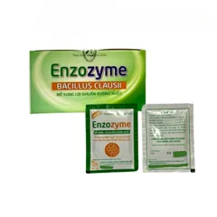 Men Vi Sinh Enzozyme Bacillus Clausii - Hỗ Trợ Tiêu Hóa, Bổ Sung Lợi Khuẩn Đường Ruột - Hộp 30 Gói Cho Trẻ và Người Lớn