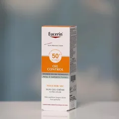 Kem Chống Nắng Kiểm Soát Nhờn Eucerin Sun protection - Oil Control SPF 50+ Dạng gel nhanh chóng thẩm thấu vào da