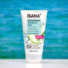 Sữa Rửa Mặt ISANA Lô Hội 150ml - Gel Làm Sạch Dịu Nhẹ Cho Da Thường & Da Hỗn Hợp, An Toàn Cho Da Nhạy Cảm