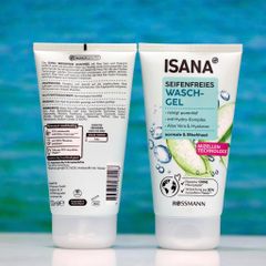 Sữa Rửa Mặt ISANA Lô Hội 150ml - Gel Làm Sạch Dịu Nhẹ Cho Da Thường & Da Hỗn Hợp, An Toàn Cho Da Nhạy Cảm