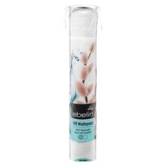 Bông Tẩy Trang Ebelin 140 Miếng - Bông Cotton Tuyệt Đối, Không Xơ, Dùng Tẩy Trang và Làm Sạch Da Mặt, Chất Lượng Y Tế