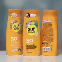 Kem Chống Nắng SUNDANCE SPF 50+ 200ml - Lotion Bảo Vệ Da Khỏi UVA/UVB, Chiết Xuất Trà Xanh và Vitamin E