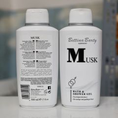Sữa Tắm Musk Đen Hương Nước Hoa 500ml - Dưỡng Da Mềm Mại, Made in Germany, Hương Thơm Lâu Dài