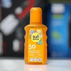 Kem chống nắng Sundace dạng xịt với chỉ số chống nắng SPF50