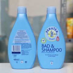 Sữa tắm gội Penaten Bad & Shampoo 2in1 cho Trẻ Em 400ml - Chăm Sóc Da Mềm Mại, Không Cay Mắt, Hương Thơm Tự Nhiên