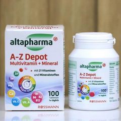 Vitamin Tổng Hợp Và Khoáng Chất Từ Đức - Hộp 100 Viên, Hỗ Trợ Sức Khỏe Toàn Diện, Hàng Chính Hãng