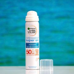 Xịt Chống Nắng Garnier Super UV SPF50 - Dạng Xịt Siêu Nhẹ Cho Mặt, Dùng Trên Lớp Trang Điểm, Bảo Vệ Da Tối Ưu