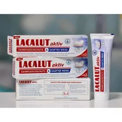 Kem đánh răng LACALUT AKTIV 75ml - Ngăn ngừa chảy máu nướu, giảm ê buốt, bảo vệ răng chắc khỏe, phòng ngừa viêm lợi.