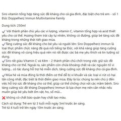 Bill kèm immun family hàng Đức .