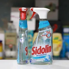 Xịt lau kính Sidolin Cristal 3in1 - Dung dịch làm sạch kính & gương hiệu quả 500ml - Chống bám bụi & không để lại vệt mờ