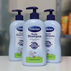 Sữa Tắm Gội Bubchen 400ml Dành Cho Bé Sơ Sinh - An Toàn, Không Gây Kích Ứng, Tiện Dụng Có Vòi, Xuất Xứ Đức