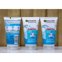 Sữa Rửa Mặt 3 Trong 1 Garnier - Dành Cho Da Nhạy Cảm, Tẩy Da Chết & Đắp Mặt Nạ, Chất Lượng Pháp